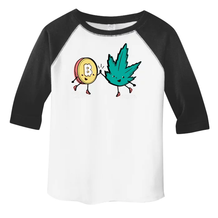 420 Bitcoin Toddler Fine Jersey T-Shirt