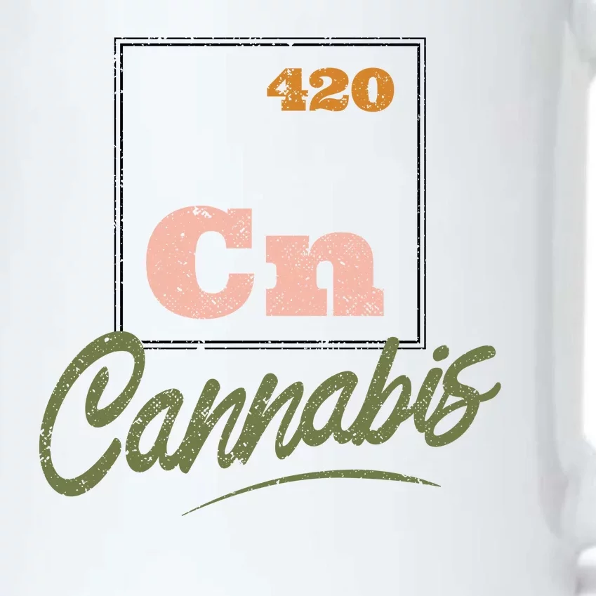 420 Cannabis Periodic Element Black Color Changing Mug