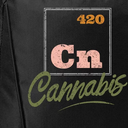 420 Cannabis Periodic Element City Backpack