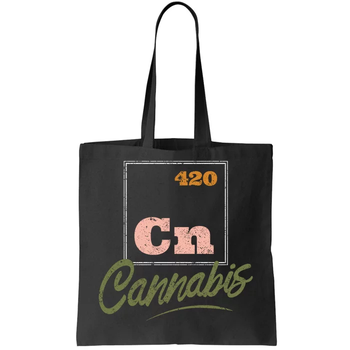 420 Cannabis Periodic Element Tote Bag