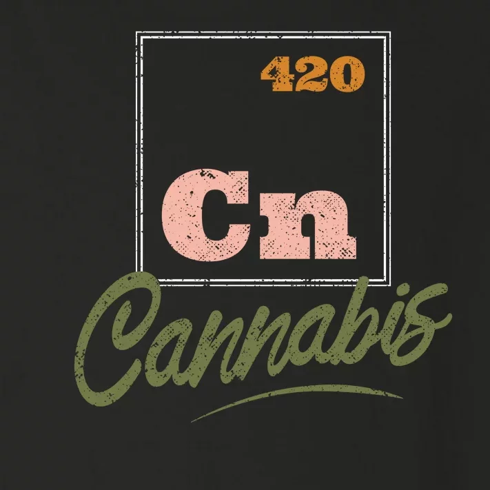 420 Cannabis Periodic Element Toddler Long Sleeve Shirt