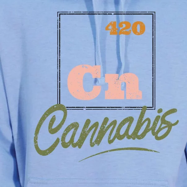 420 Cannabis Periodic Element Unisex Surf Hoodie