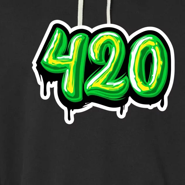 420 Graffiti Garment-Dyed Fleece Hoodie