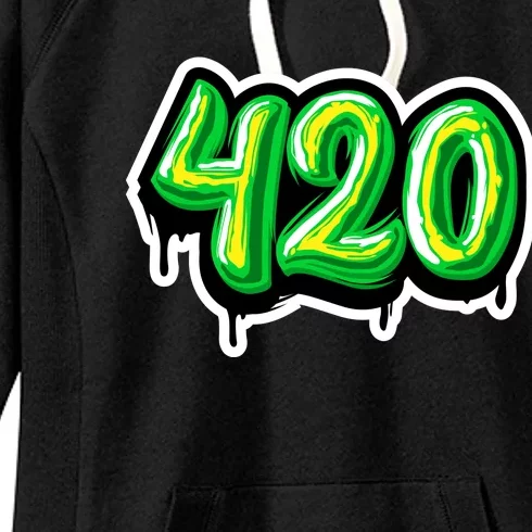 420 Graffiti Women's Fleece Hoodie