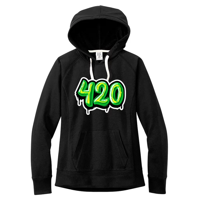 420 Graffiti Women's Fleece Hoodie