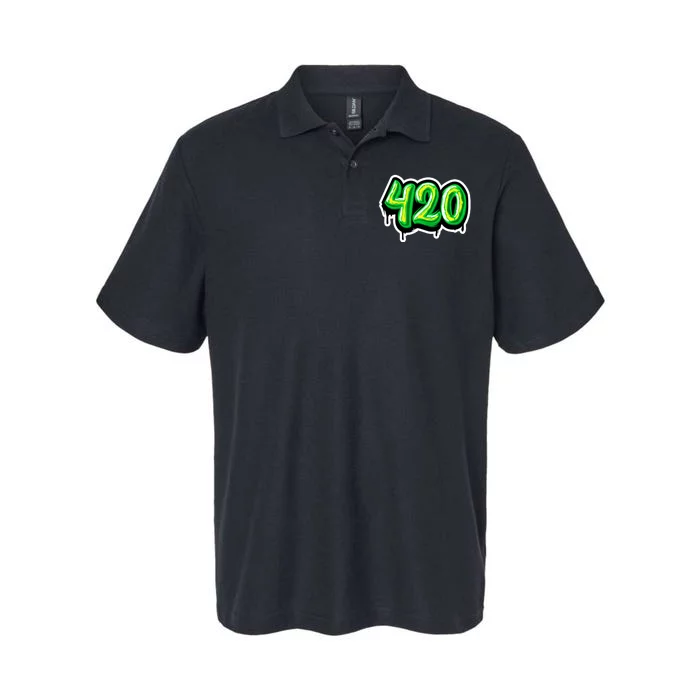 420 Graffiti Softstyle Adult Sport Polo