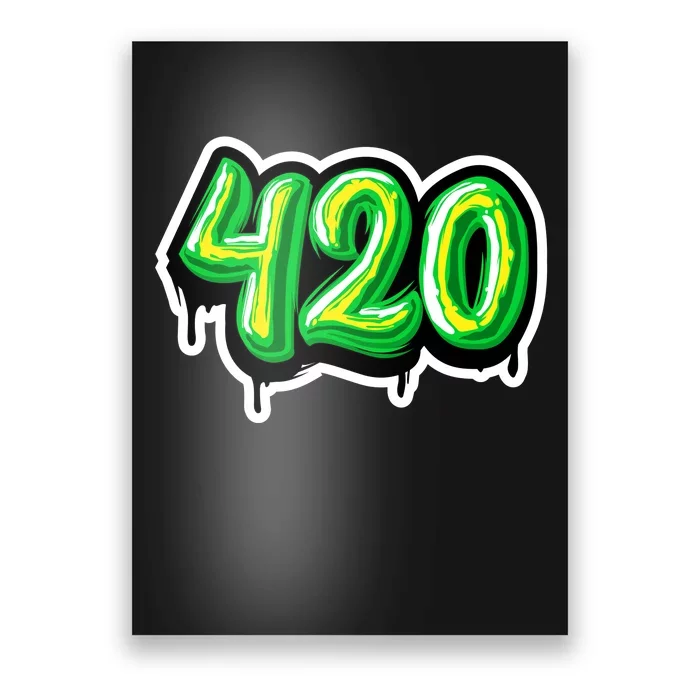 420 Graffiti Poster