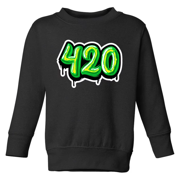 420 Graffiti Toddler Sweatshirt