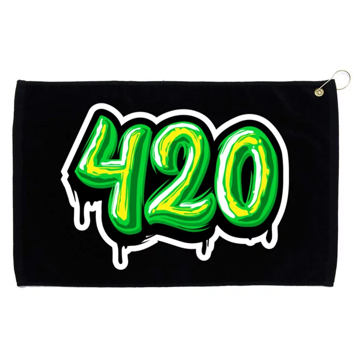 420 Graffiti Grommeted Golf Towel