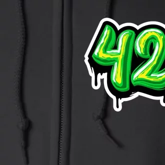 420 Graffiti Full Zip Hoodie