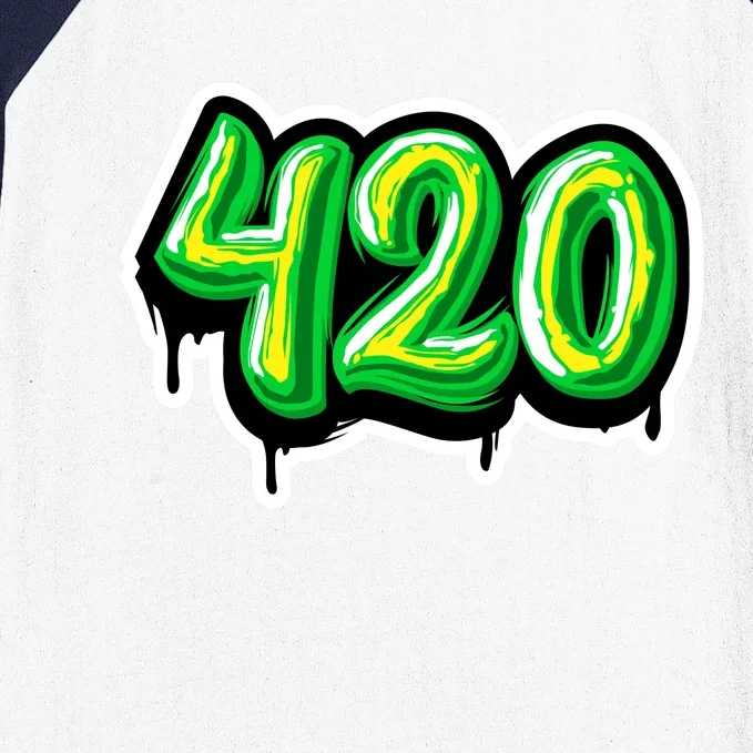 420 Graffiti Baseball Sleeve Shirt