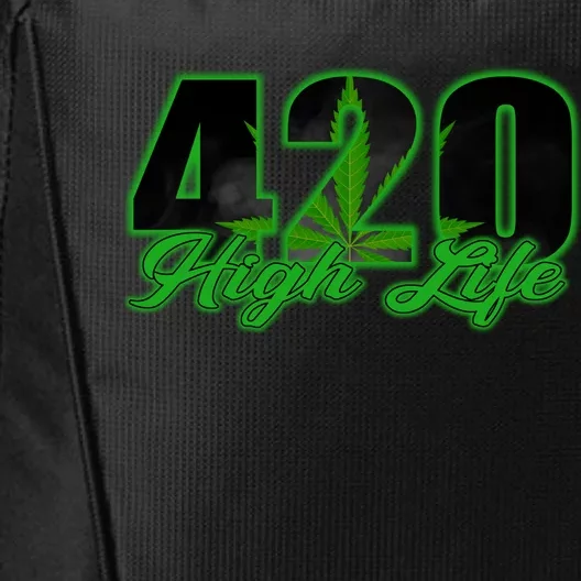 420 High Life Medical Marijuana Weed City Backpack