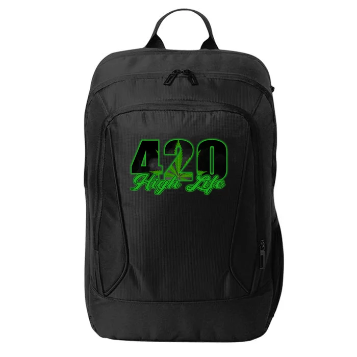 420 High Life Medical Marijuana Weed City Backpack