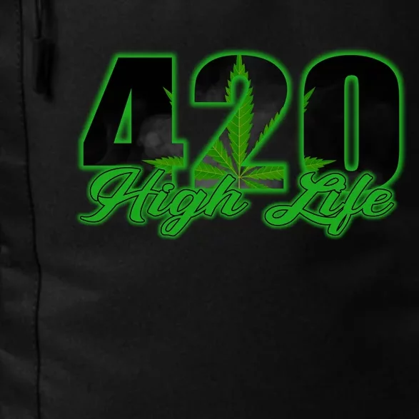 420 High Life Medical Marijuana Weed Daily Commute Backpack