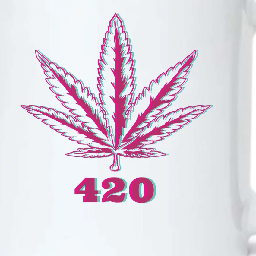 420 Leaf Black Color Changing Mug