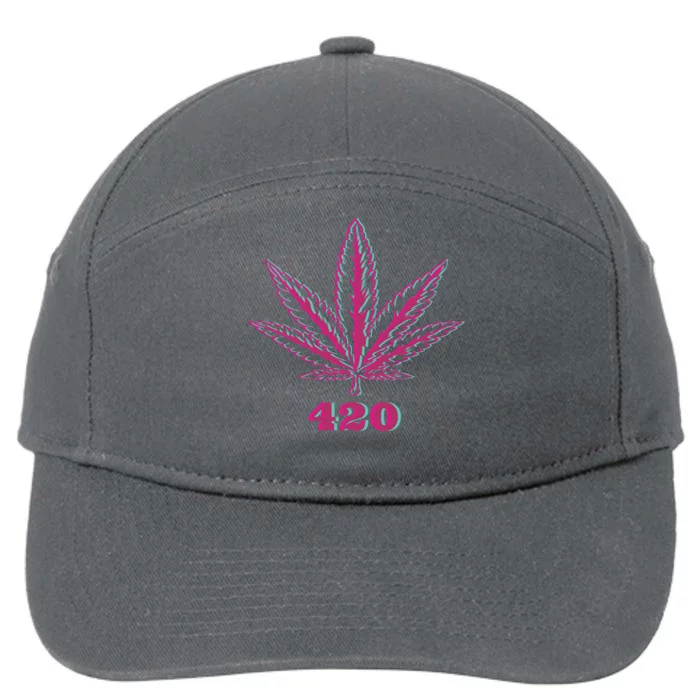 420 Leaf 7-Panel Snapback Hat