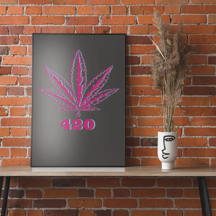 420 Leaf Poster