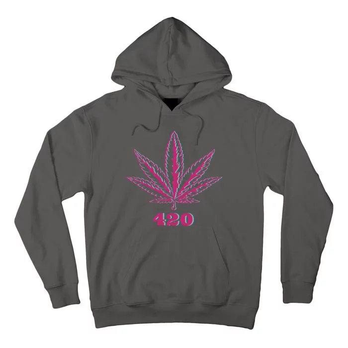 420 Leaf Tall Hoodie