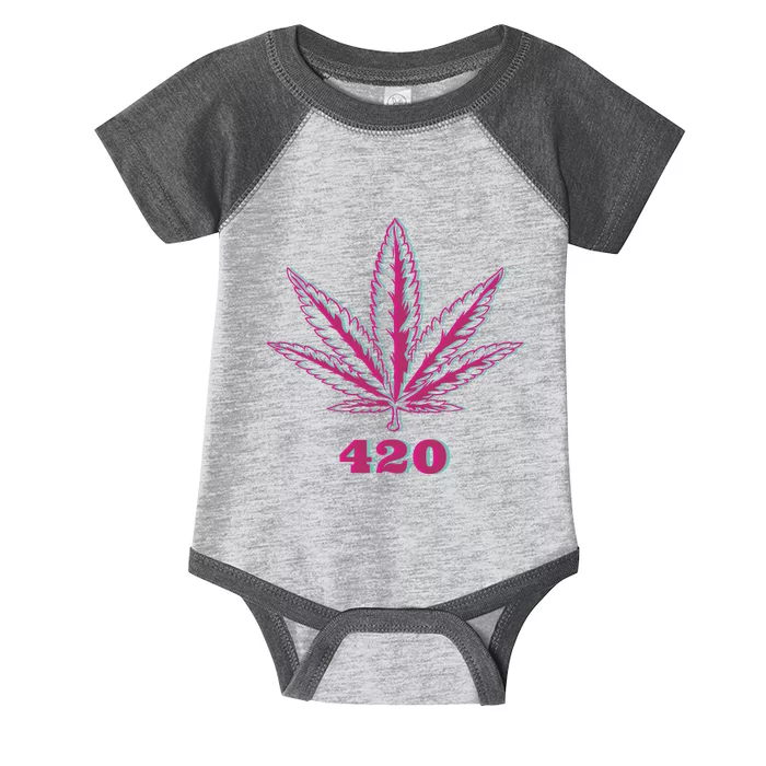 420 Leaf Infant Baby Jersey Bodysuit