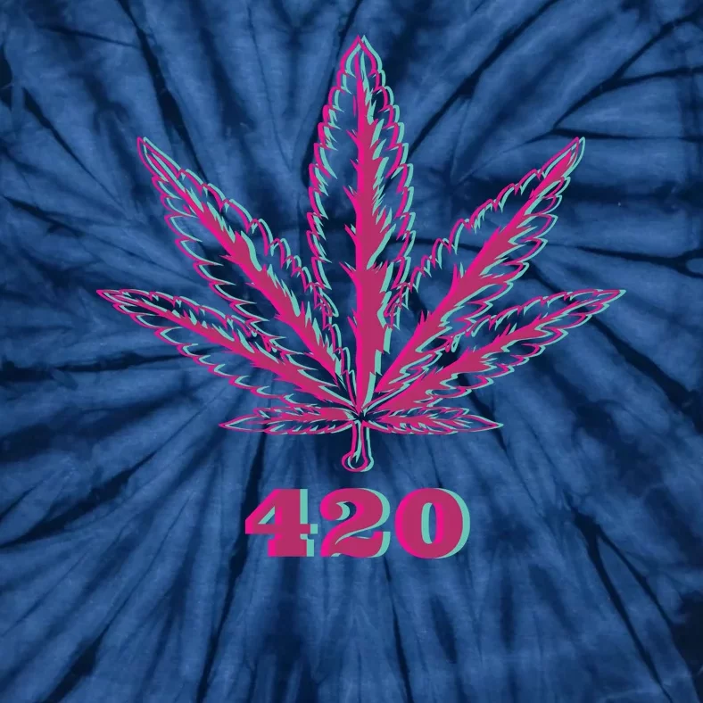 420 Leaf Tie-Dye T-Shirt