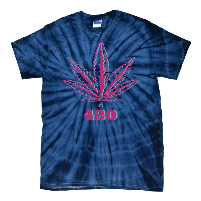 420 Leaf Tie-Dye T-Shirt