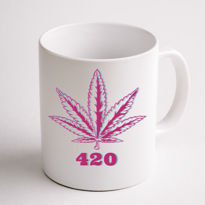 420 Leaf Front & Back Coffee Mug