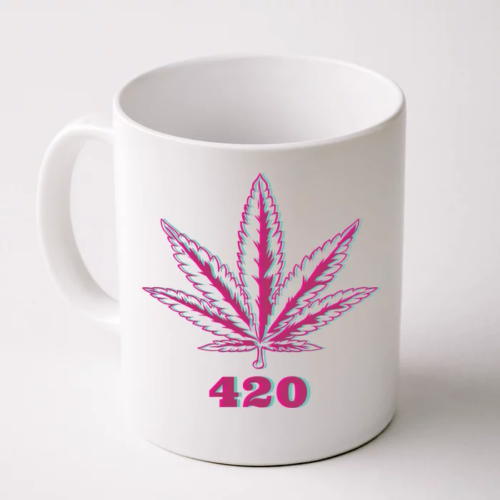 420 Leaf Front & Back Coffee Mug