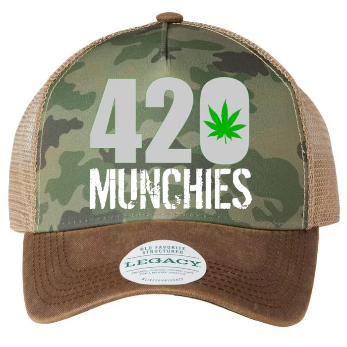 420 Munchies Weed Leaf Legacy Tie Dye Trucker Hat