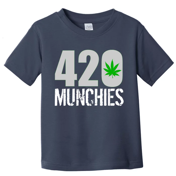 420 Munchies Weed Leaf Toddler T-Shirt