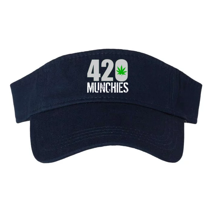 420 Munchies Weed Leaf Valucap Bio-Washed Visor