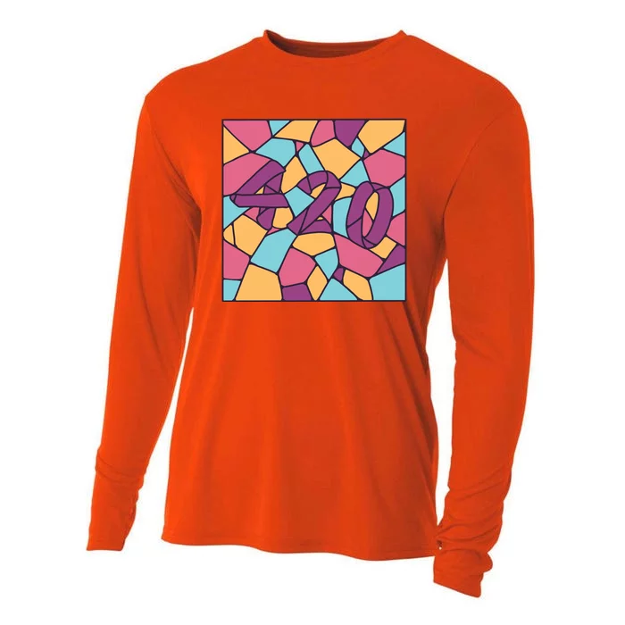 420 Stained Glass Cooling Performance Long Sleeve Crew