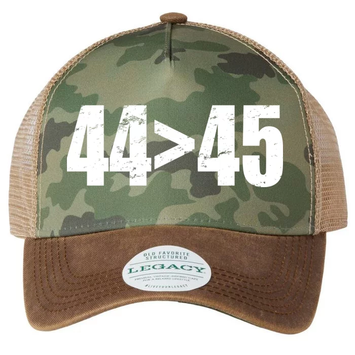 44 > 45 44th President is Greater Than The 45th Legacy Tie Dye Trucker Hat