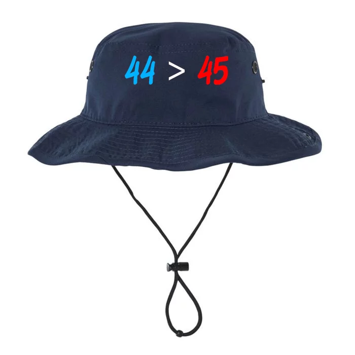 44 > 45 Red White Blue 44th President is Greater Than 45 Legacy Cool Fit Booney Bucket Hat