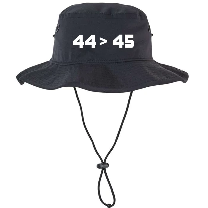 44 > 45 The 44th President is Greater Than 45th Legacy Cool Fit Booney Bucket Hat