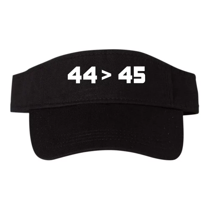 44 > 45 The 44th President is Greater Than 45th Valucap Bio-Washed Visor