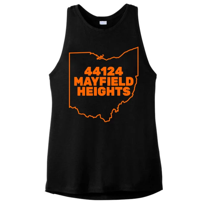 44124 Mayfield Heights Cleveland Ohio Ladies Tri-Blend Wicking Tank