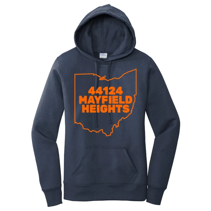 44124 Mayfield Heights Cleveland Ohio Women's Pullover Hoodie