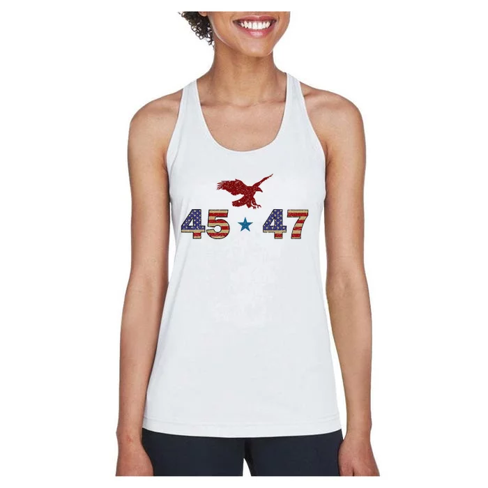 45 47 Women's Racerback Tank