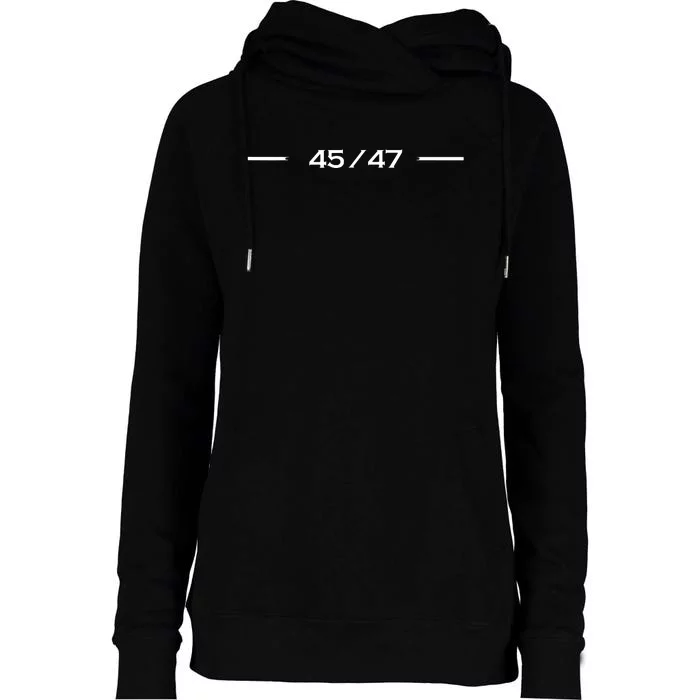 45 47 Womens Funnel Neck Pullover Hood