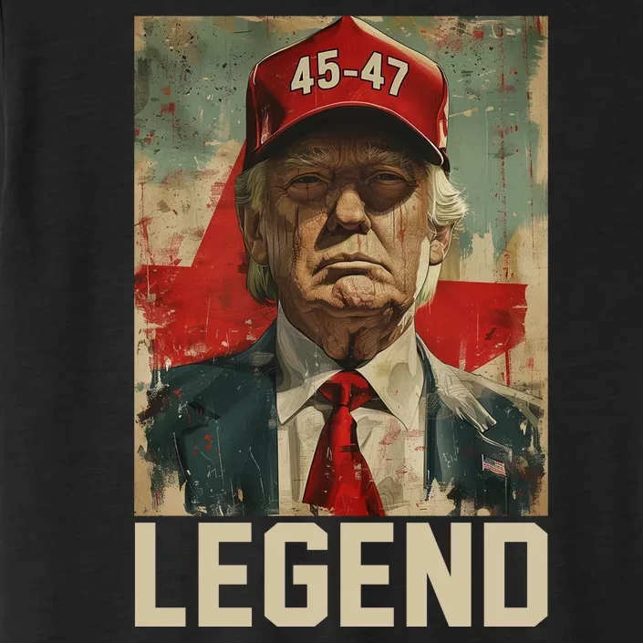 45 47 Donald Trump 2024 Legend Vintage ChromaSoft Performance T-Shirt