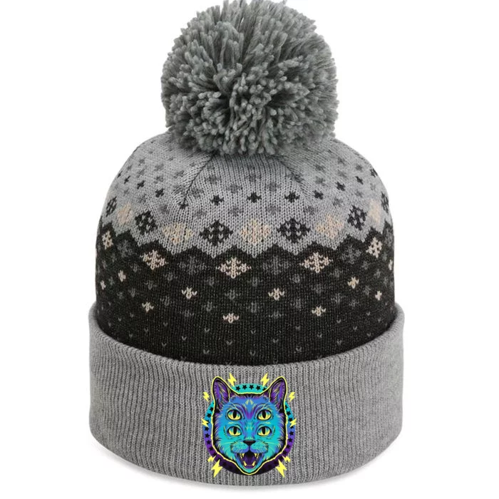 4eyecat The Baniff Cuffed Pom Beanie