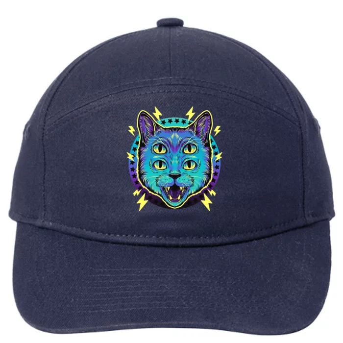 4eyecat 7-Panel Snapback Hat