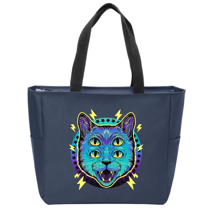 4eyecat Zip Tote Bag