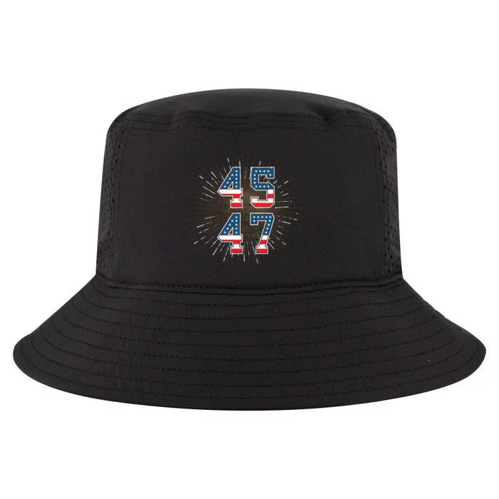 45 47 President Trump 2024 The Return Cool Comfort Performance Bucket Hat