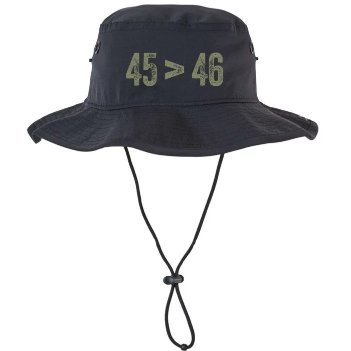 45 46 Pro Trump Still My President 45 Is Greater Than 46 Legacy Cool Fit Booney Bucket Hat