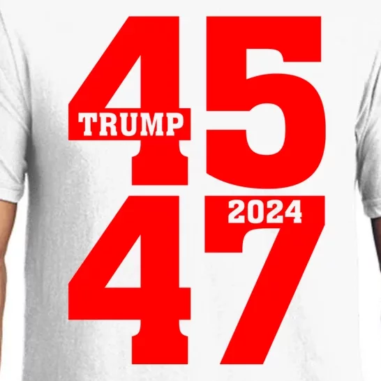 45 47 Trump 2024 Funny Trump 2024 Pajama Set