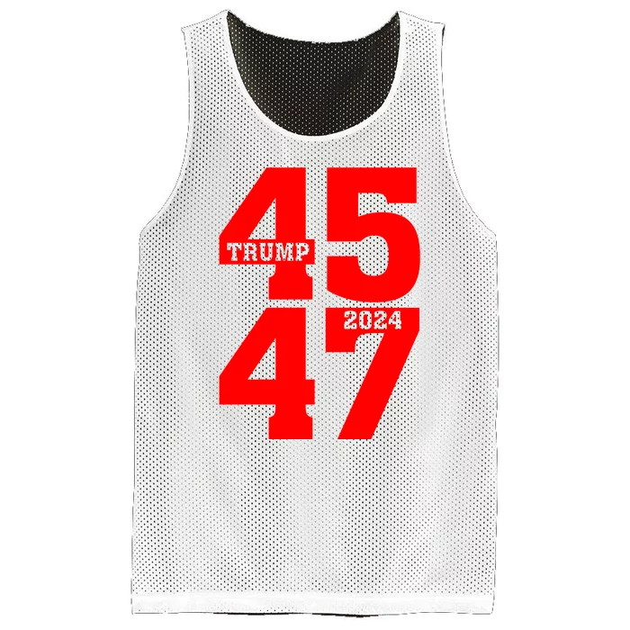 45 47 Trump 2024 Funny Trump 2024 Mesh Reversible Basketball Jersey Tank