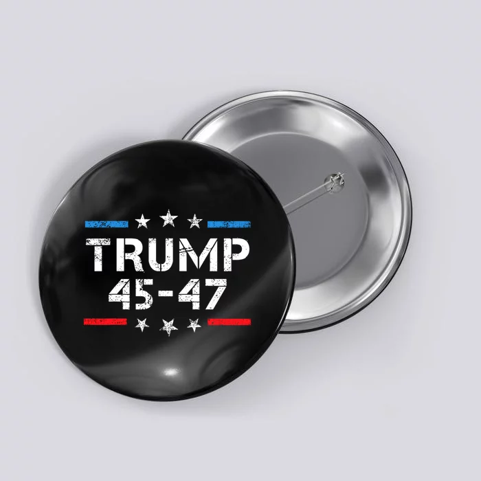 45 47 Trump 2024 American Flag Button