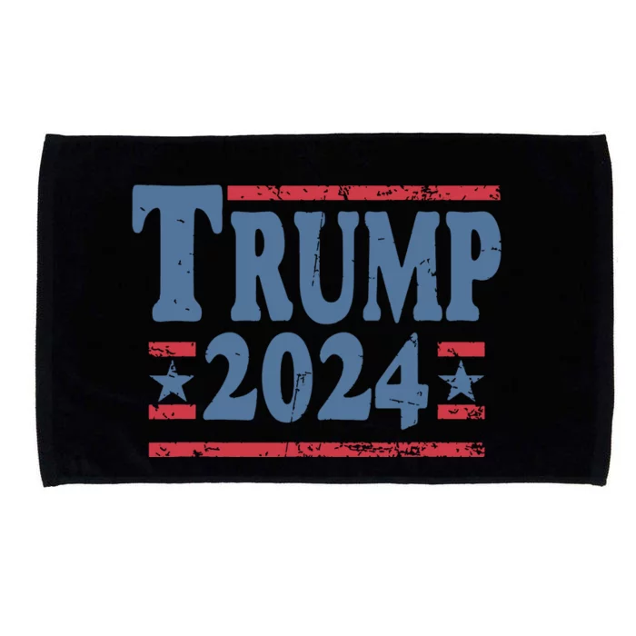 45 47 Trump 2024 American Flag Microfiber Hand Towel