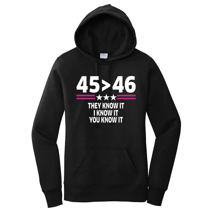 45 46 They Know It I Know It You Know It Women's Pullover Hoodie